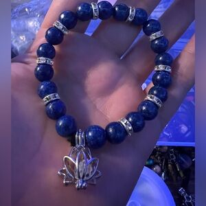 Lapis Lazuli & Phenakite bracelet